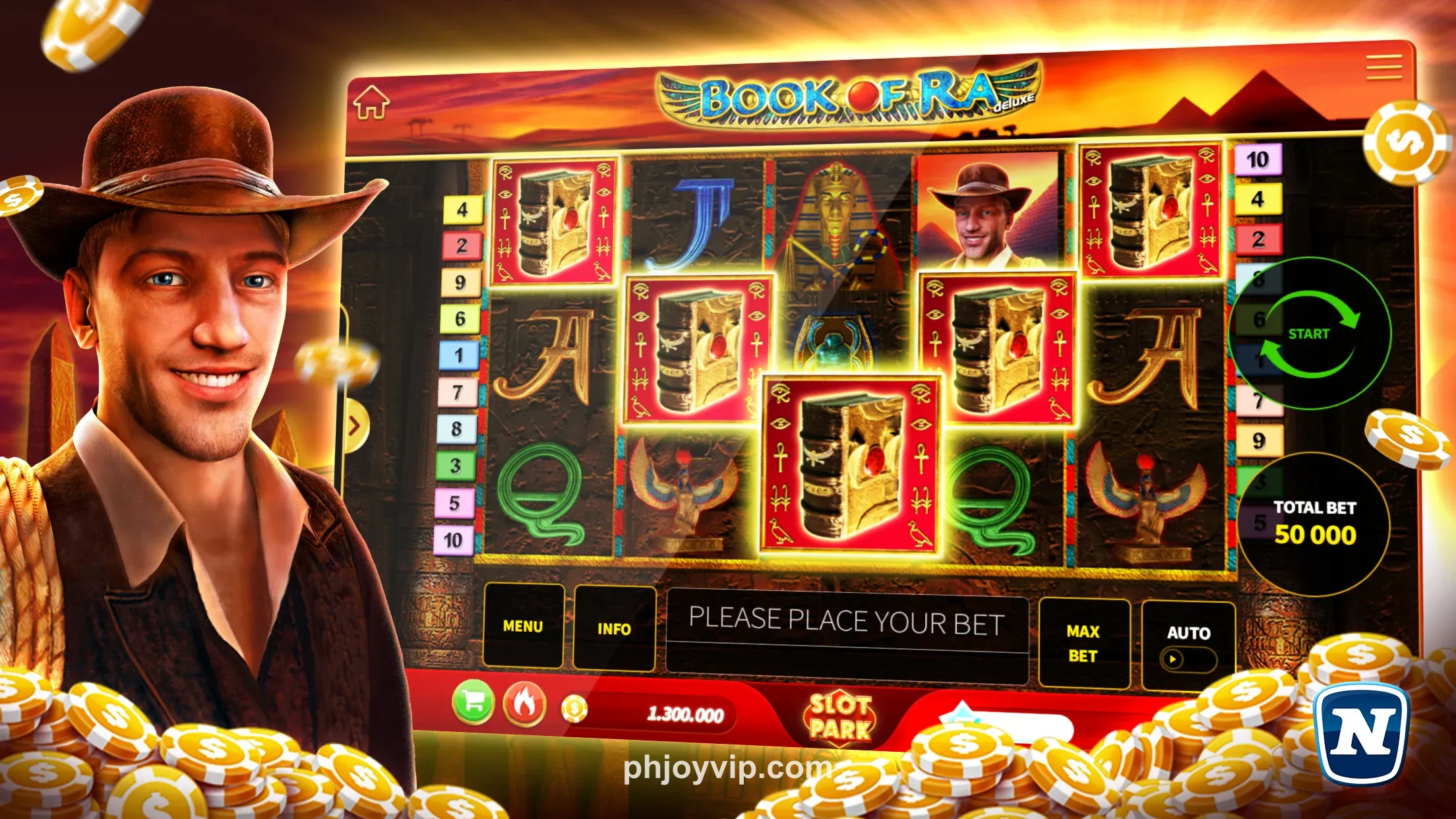 phjoy Casino App Main Screen